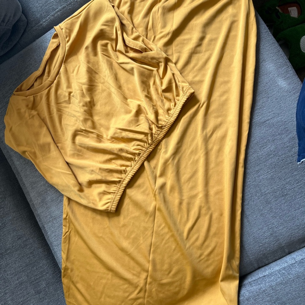 Mustard Yellow Maxi Dress